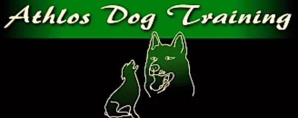 Λογότυπο Athlos Dog Training - Επαγγελματική εκπαίδευση και διόρθωση συμπεριφοράς σκύλου στον Πειραιά